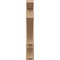 Ekena Millwork 6-in W x 38-in D x 38-in H Balboa Slat Rough Cedar Woodgrain TimberThane Outlooker, Primed Tan OUTUR060X38X38BOA24RCPR - alternate 4